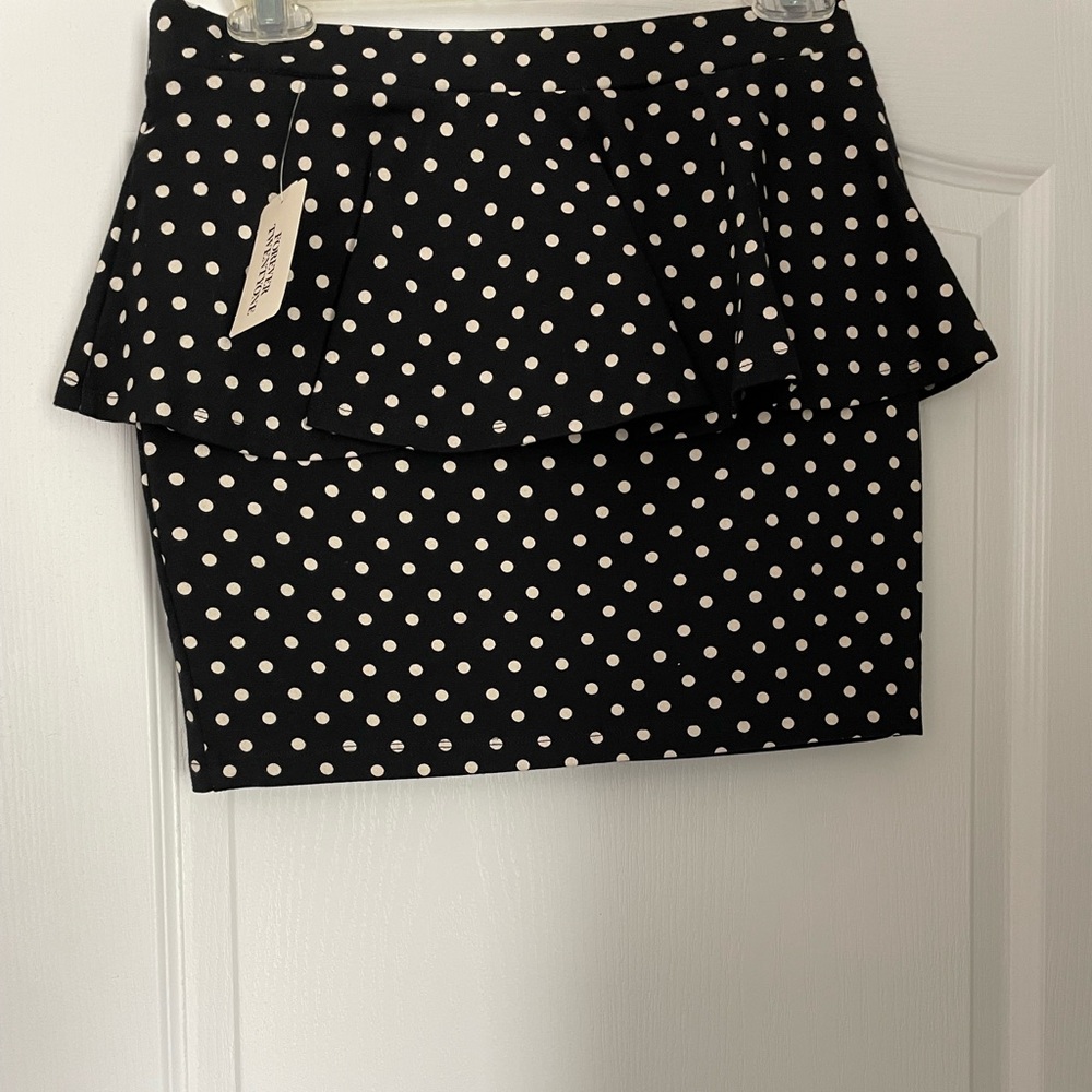 Peplum skirt